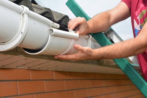 Large Gutter Repair in Salisbury