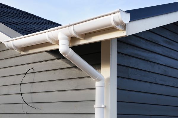 PVC Rain Gutter Installation in Salisbury