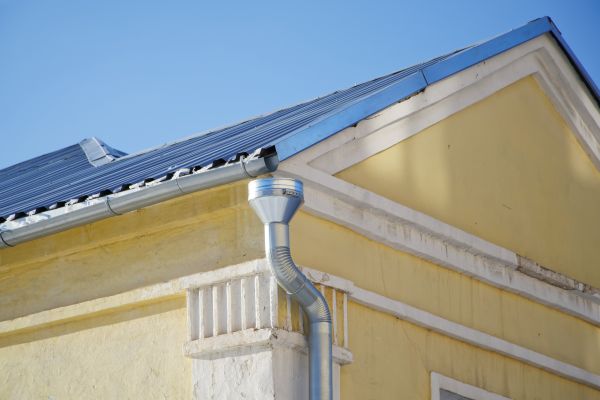 Steel Downspout Installation in Salisbury