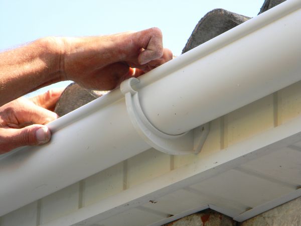 Plastic Gutter Repair in Salisbury