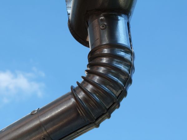 Metal Downspout Installation in Salisbury
